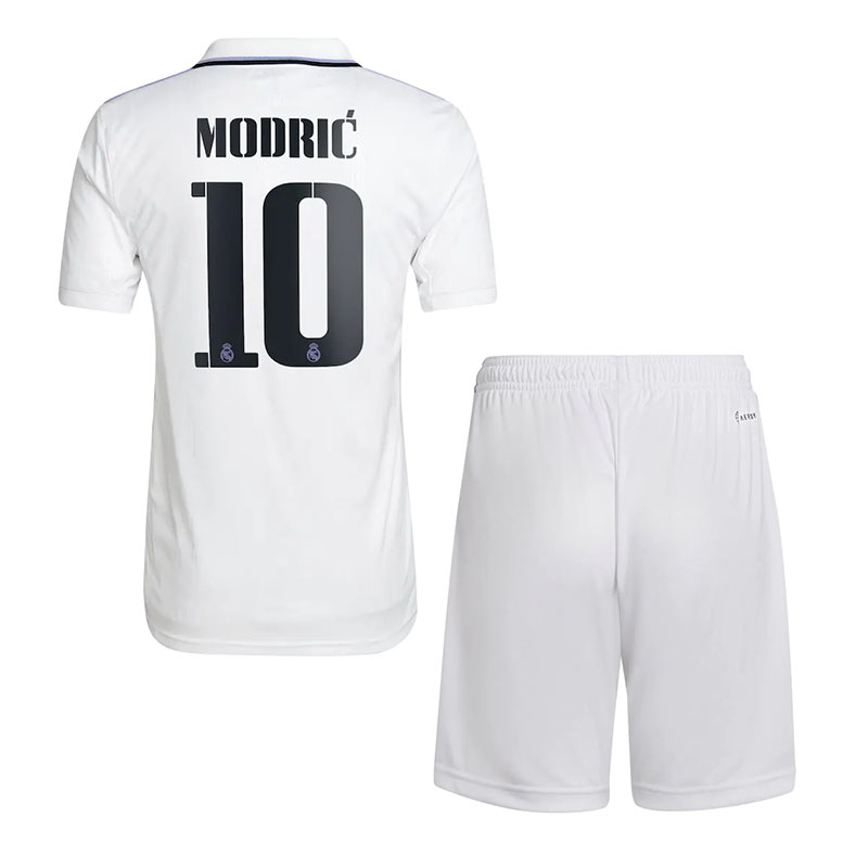 Camiseta MODRIĆ 10 Real Madrid Home 2022/2023 Niño Kit